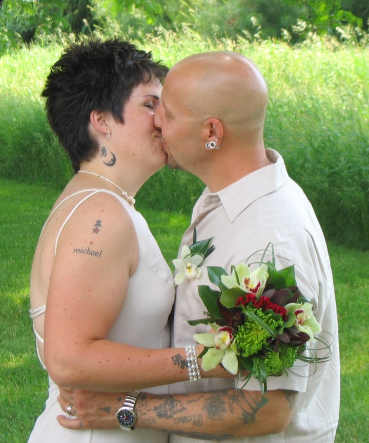 "We just wanted you to know that words cannot accurately discribe how very wonderful you made our special day.  It was more beautiful than we imagined. The ceremony reflected the love that we already share as a family...seperate lives now joined in love and harmony for all time.The children had so much fun...they still are talking about it four weeks later.You are an amazing woman and our wedding would not have been as loving or memorable were it not for your presents.Thankyou from the bottom of our hearts"